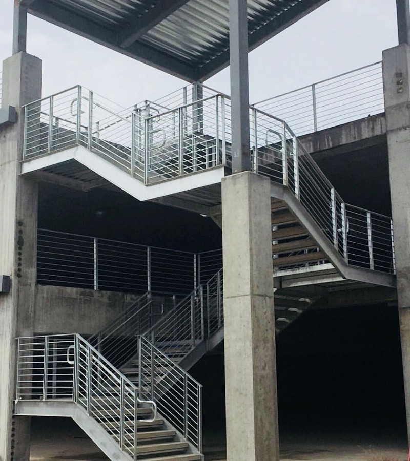 SN Steel commercial staircase